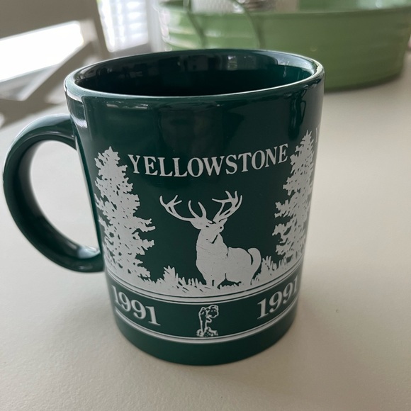Yellowstone Green Ceramic Mug Set - Picture 4 of 11